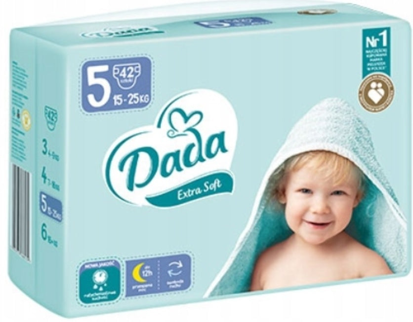Dada Extra Soft Size 5 Baby Diapers, 15-25 kg, 42 pcs