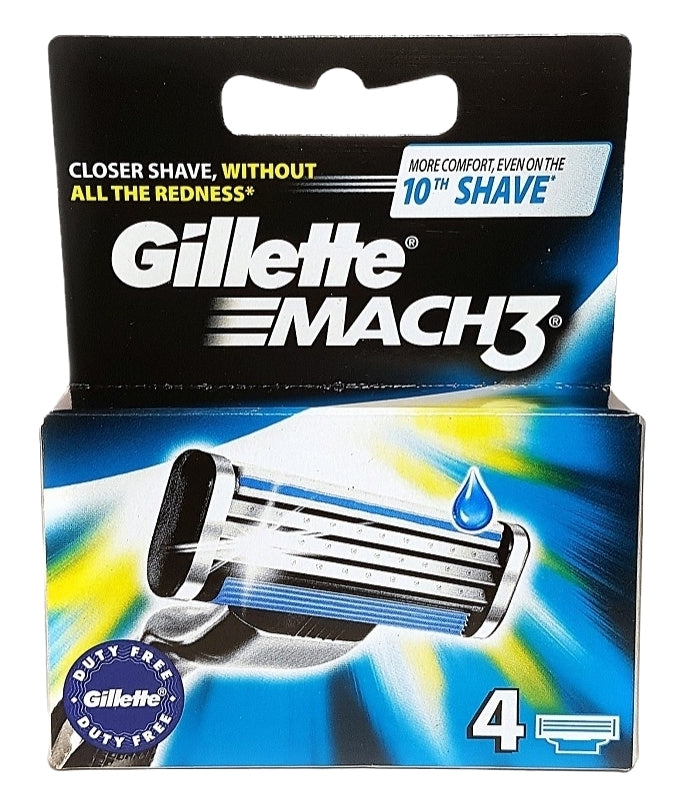 Gillette Mach3 Shaving Cartridges, 4 pcs (Price per 1 pc) - Image 2
