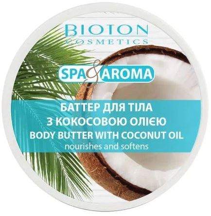 Bioton Cosmetics Spa & Aroma Coconut Oil Body Butter, 250 mL
