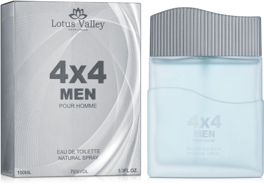 Lotus Valley 4 x 4 Men's Eau de Toilette, 100 mL