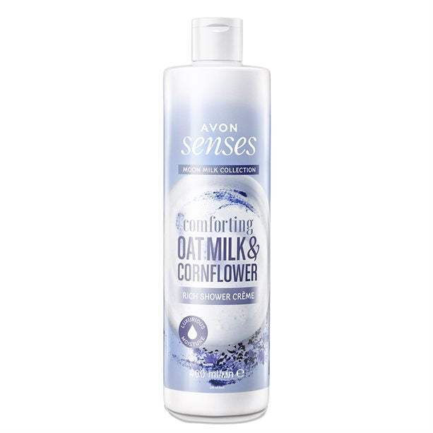 Avon Senses Oat Milk & Cornflower Shower Gel, 400 mL