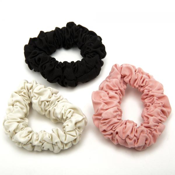 Kids' Solid Fabric Hair Tie 6-4899, 6.5 cm Diameter (Price per 1 pc)