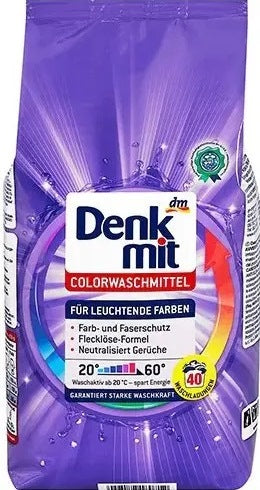 Denkmit Color Laundry Detergent Powder, 40 Loads, 2.7 kg