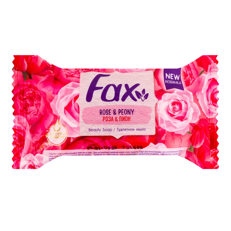 Fax Rose & Peony Bar Soap, 125 g