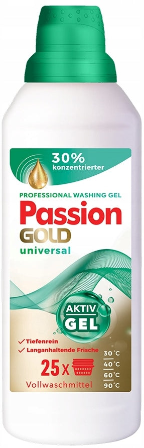 Passion Gold Universal Liquid Laundry Detergent, 25 Loads, 1 L