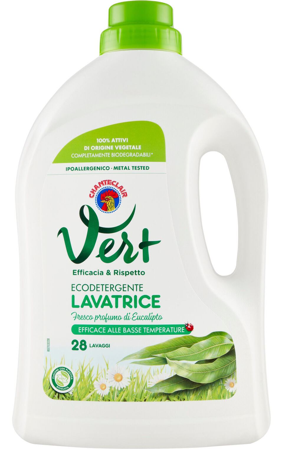 Chante Clair Vert Eucalyptus-Scented Liquid Laundry Detergent, 28 Loads, 1.428 L