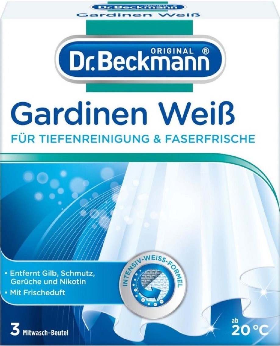 Dr. Beckmann Curtain Whitening Laundry Salt, 3 x 40 g