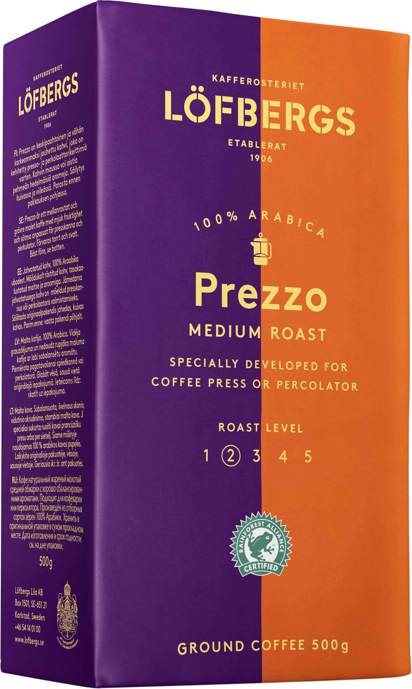 Lofbergs Prezzo Ground Coffee, 500 g