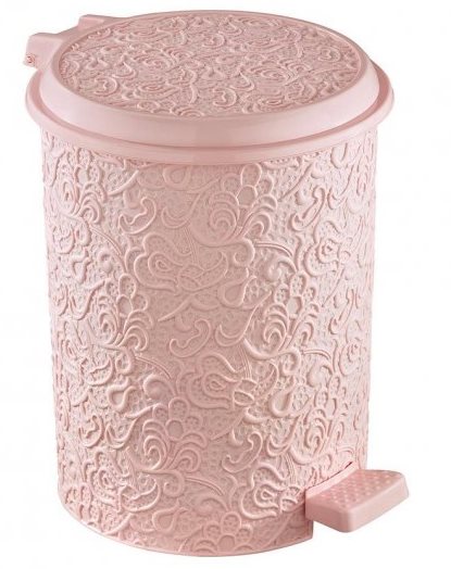 Elif Plastik 325 Azhur Assorted Decorative Garbage Bin, 11 L