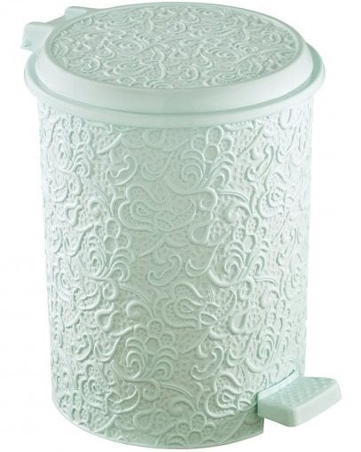 Elif Plastik 326 Azhur Assorted Decorative Garbage Bin, 17 L