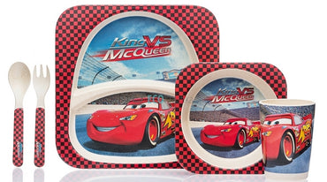 Cars Kids Eco-Bamboo Tableware Set, 5 pcs - Image 2