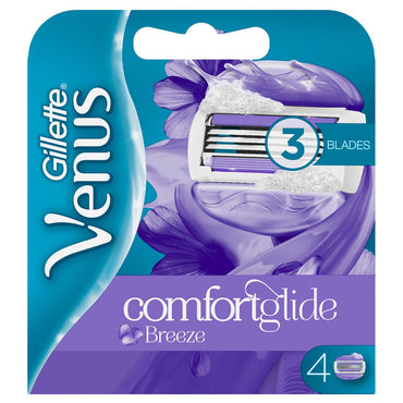 Gillette Venus Breeze 3-Blade Razor Cartridges, 4 pcs (Price per 1 pc) - Image 2