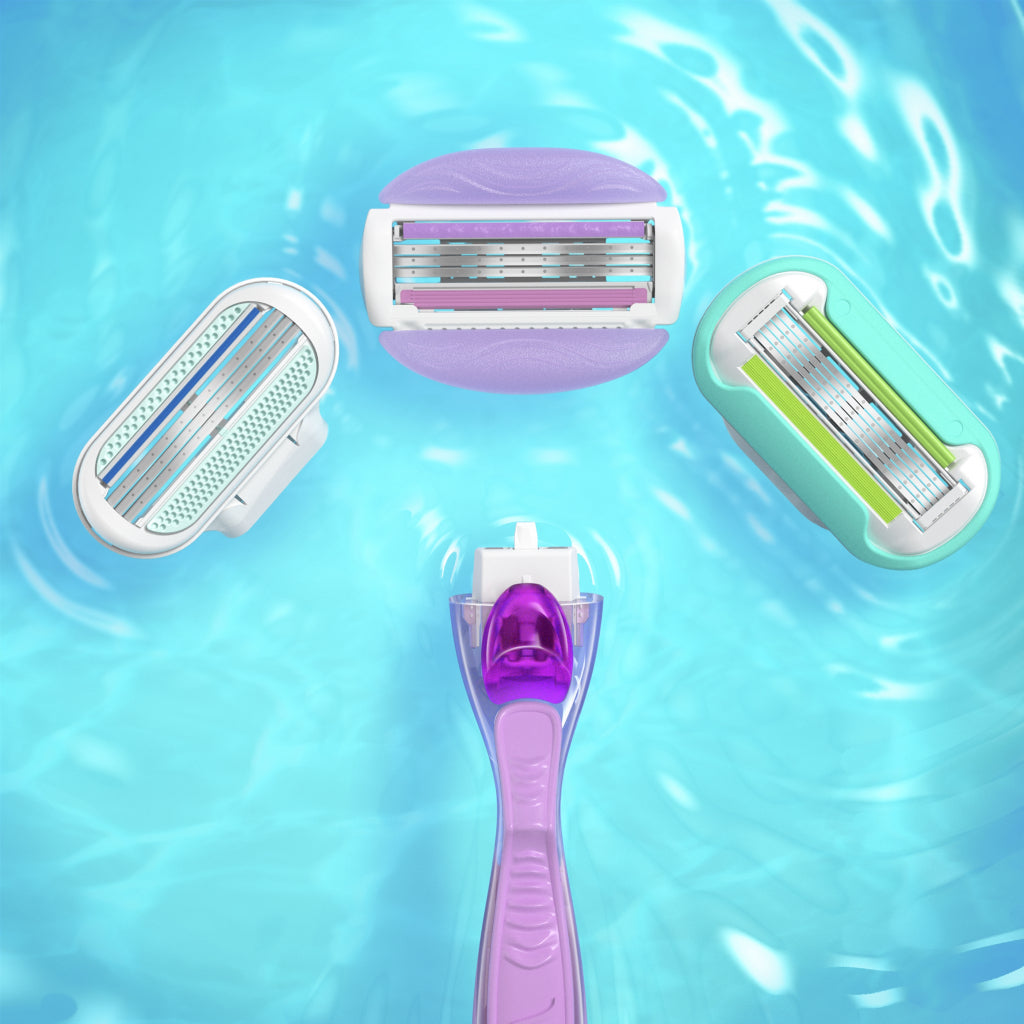 Gillette Venus Breeze 3-Blade Razor Cartridges, 4 pcs (Price per 1 pc) - Image 4