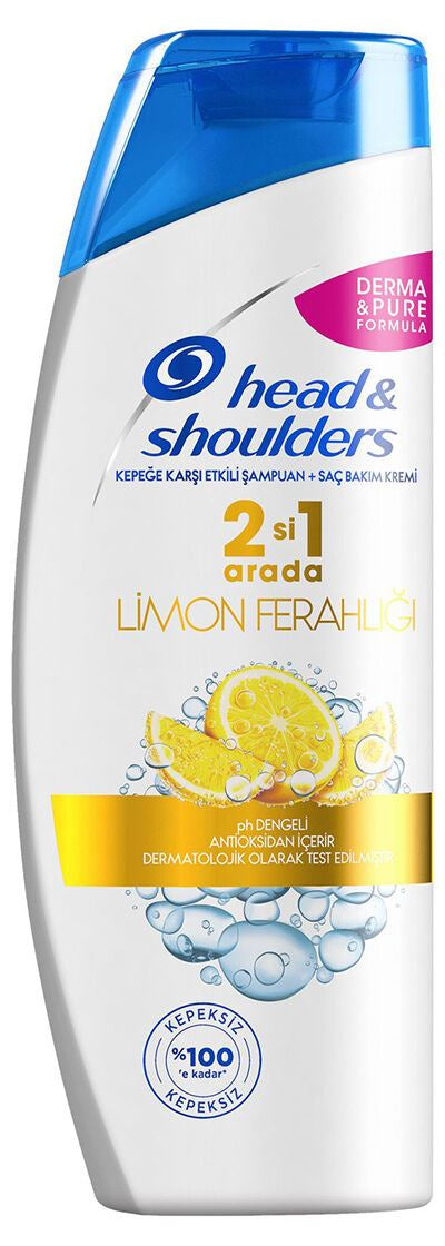 Anti-Dandruff Head & Shoulders 2si1 Limon Ferahlig Shampoo, 400 mL