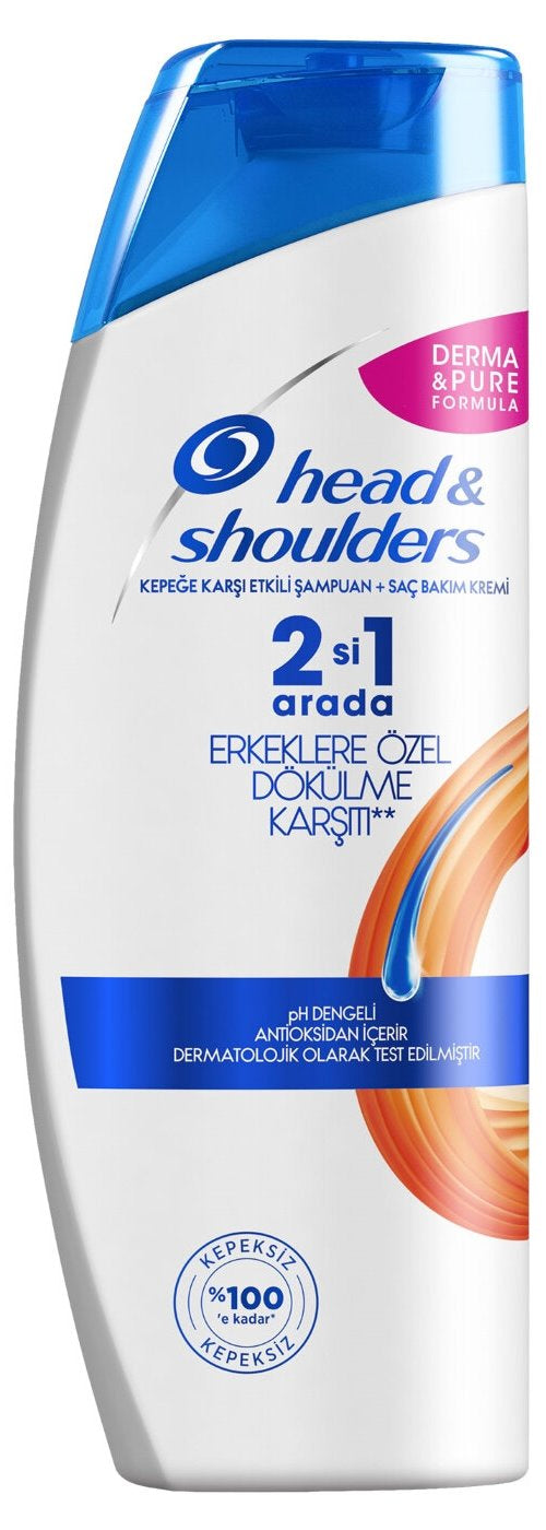 Anti-Dandruff Head & Shoulders Men 2si1 Erkeklere Ozel Shampoo, 400 mL