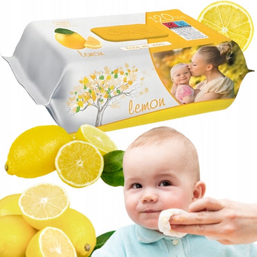 Sleepy Lemon Kids' Wet Wipes with Lid, 120 pcs - Image 2
