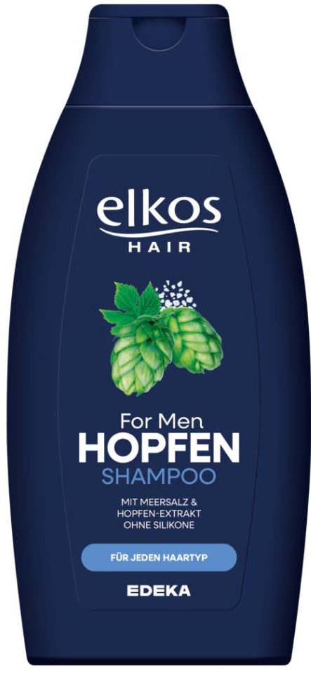Elkos For Men Hopfen Men's Shampoo, 500 mL