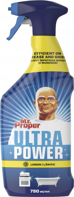 Mr. Proper Ultra Power Lemon All-Purpose Cleaner Spray, 750 mL
