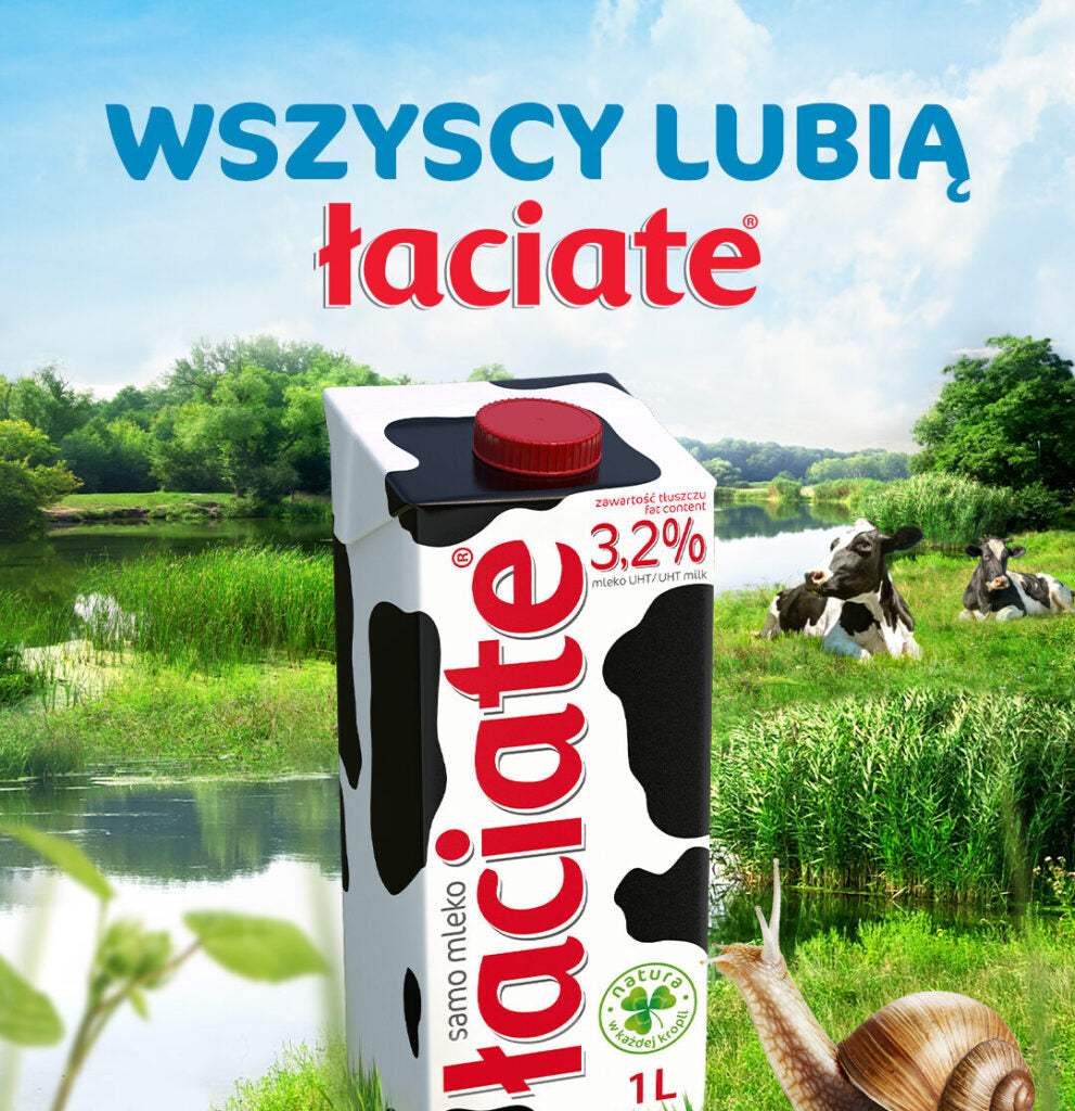 Mlekpol Laciate 3.2% Milk, 1 L - Image 2