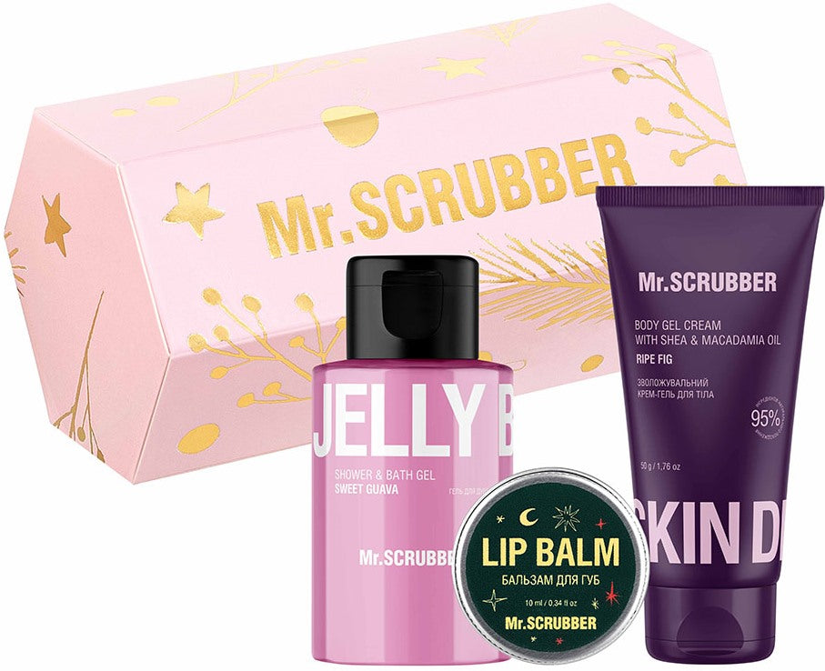 Mr. Scrubber Women's Gift Set Secret Santa Pink