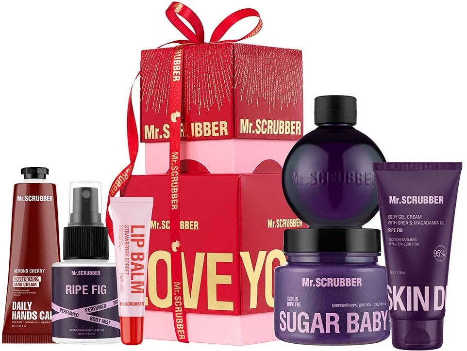 Mr. Scrubber Women's Gift Set Sweet Fig Story