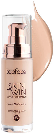 TopFace Skin Twin Cover Foundation No. 006 Rose Beige, 32 mL