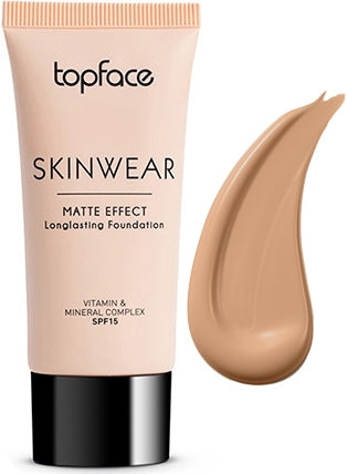 TopFace Skinwear Matte Effect Long-Lasting Foundation 005 Dark Beige, 30 mL