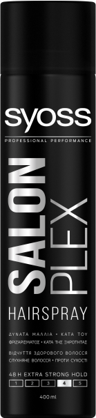Syoss Salon Plex 48 Hours Extra Strong Hold Hair Spray, 400 mL