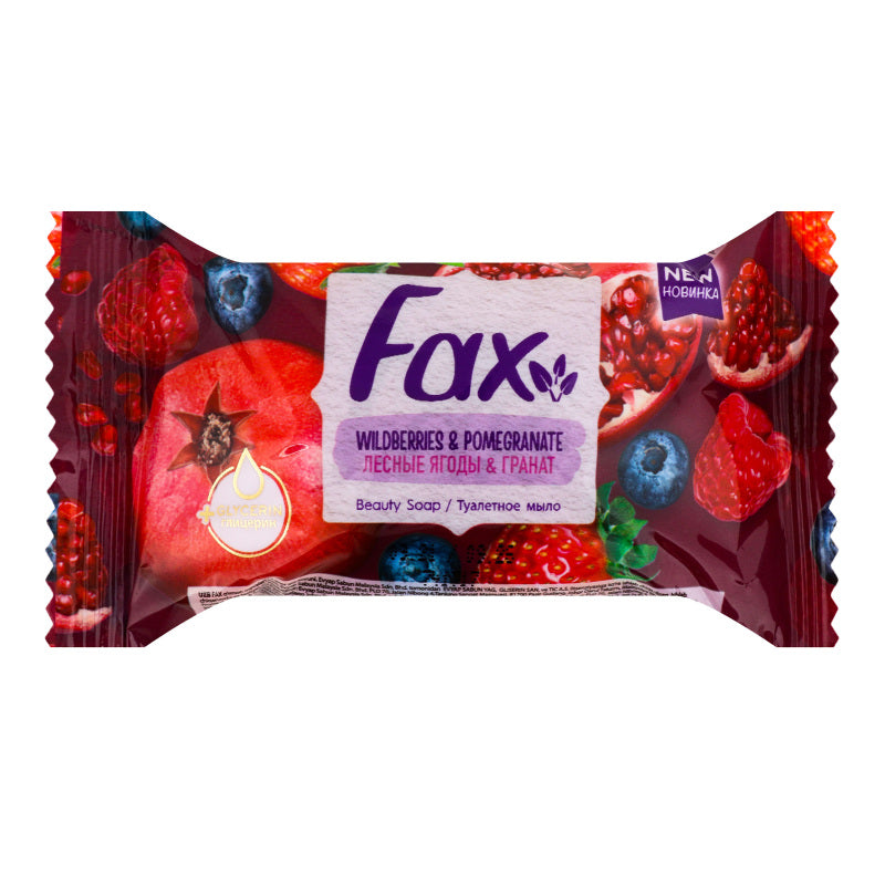Fax Wild Berries & Pomegranate Bar Soap, 60 g