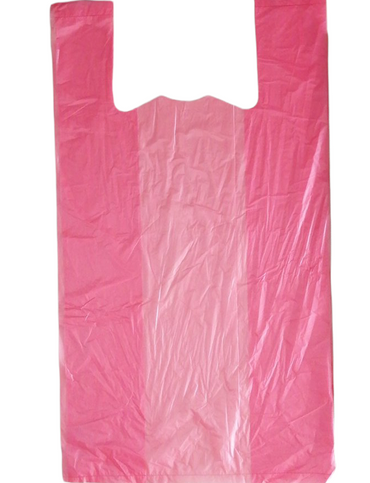 Red Heavy-Duty T-Shirt Bags, 25 x 45 cm, 160 pcs - Image 2
