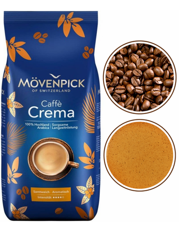 Movenpick Caffè Crema Coffee Beans, 1 kg - Image 2
