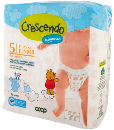 Crescendo 5 Baby Diapers, 11-25 kg, 19 pcs - Image 2