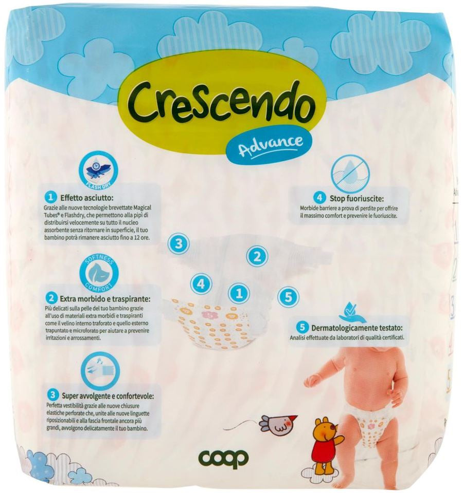 Crescendo 5 Baby Diapers, 11-25 kg, 19 pcs - Image 3