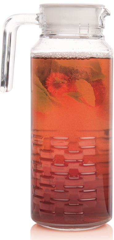 Luminarc Cheqs Fridge Pitcher with Lid, 1.3 L - Image 2