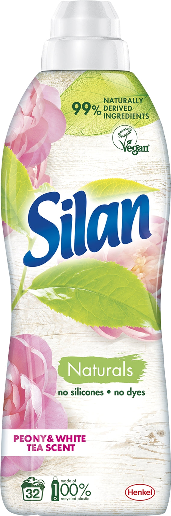 Silan Peony & White Tea Fabric Softener, 800 mL
