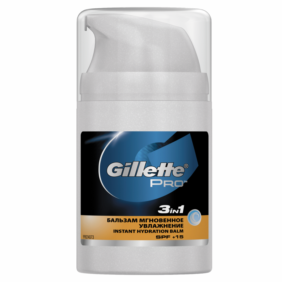 Gillette Pro 3-in-1 Instant Hydration Aftershave Balm, 50 mL