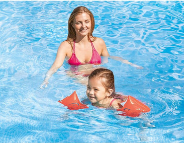 Intex 58642EU Kids' Inflatable Swim Arm Bands, 23 x 15 cm, Ages 3-6 - Image 2