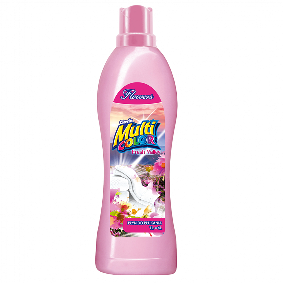 Clovin MultiColor Flovers Fabric Softener, 1000 mL