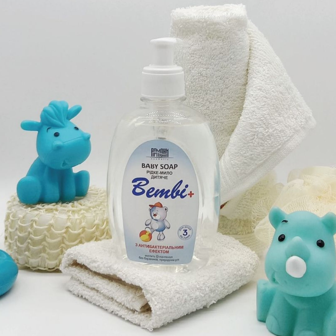 Armoni Bembi Antibacterial with Pump Kids Liquid Hand Soap, 330 mL - Image 3