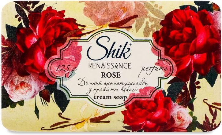 Shik Renaissance Rose Bar Soap, 125 g