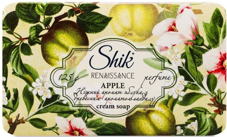 Shik Renaissance Green Apple Bar Soap, 125 g