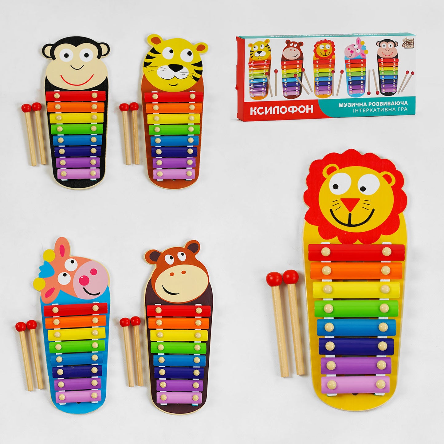 4 Fun Game Club 77678 Xylophone Musical Toy