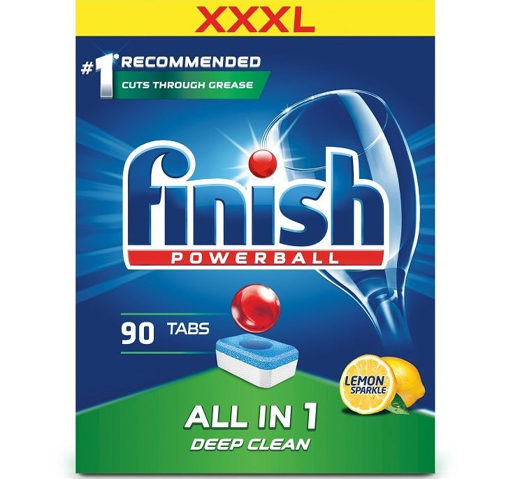 Finish Powerball All-in-1 Dishwasher Tablets, 90 pcs, Priced per Piece