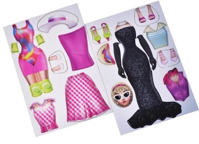 Qbee QB600-009 Betty Magnetic Dress-Up Game, 28 pcs - Image 2