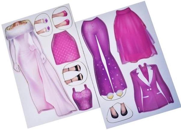 Qbee QB600-009 Betty Magnetic Dress-Up Game, 28 pcs - Image 3
