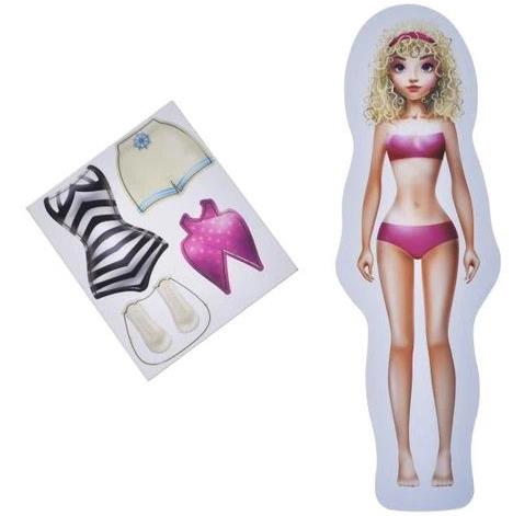 Qbee QB600-009 Betty Magnetic Dress-Up Game, 28 pcs - Image 4