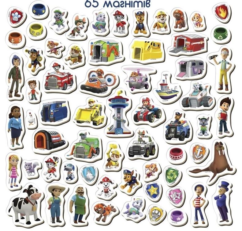 Magdum ML4034-15 Paw Patrol Magnet Set, 65 pcs - Image 4