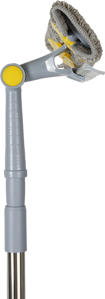 Eco Fabric EF-3025 2-in-1 Microfiber Window Cleaner with Telescopic Handle, 30 cm Head, 73-123 cm Handle - Image 2