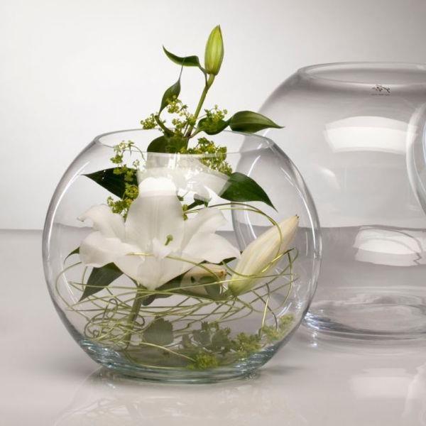 Pasabahce Flora 45068 Glass Globe Vase, 16 cm - Image 3