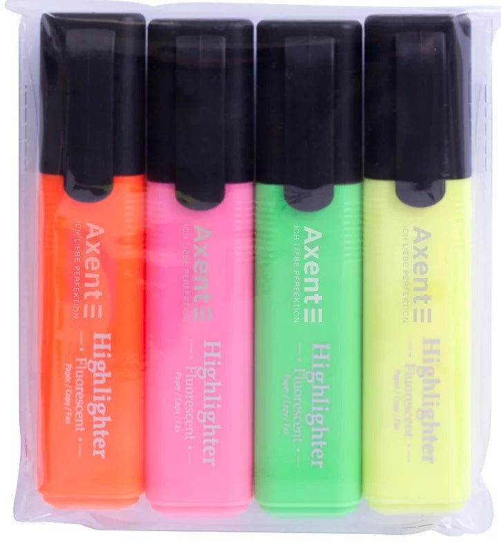 Axent 2531-A Highlighter Set, 4 pcs - Image 2